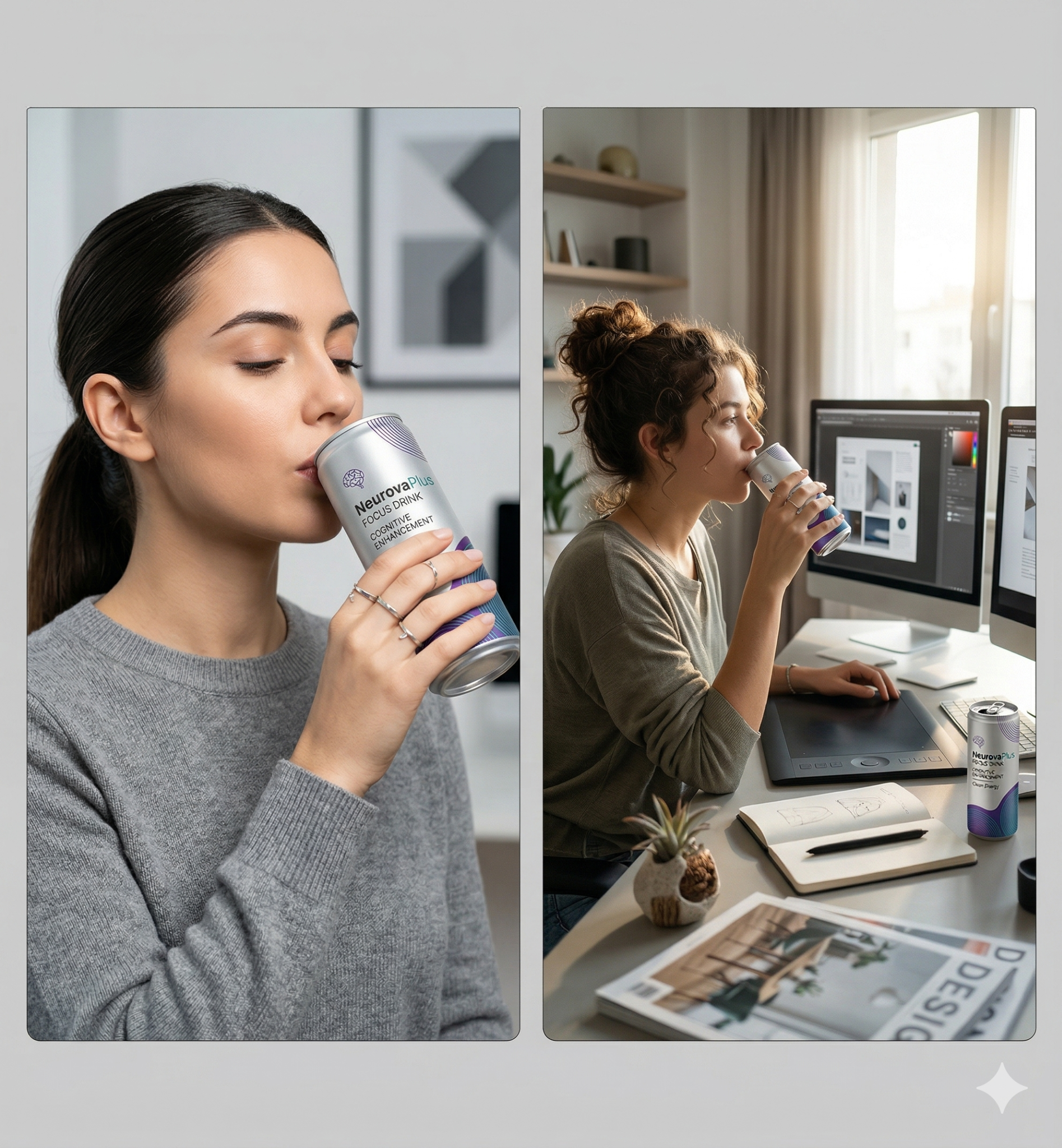 People enjoying NeurovaPlus during work and creative sessions